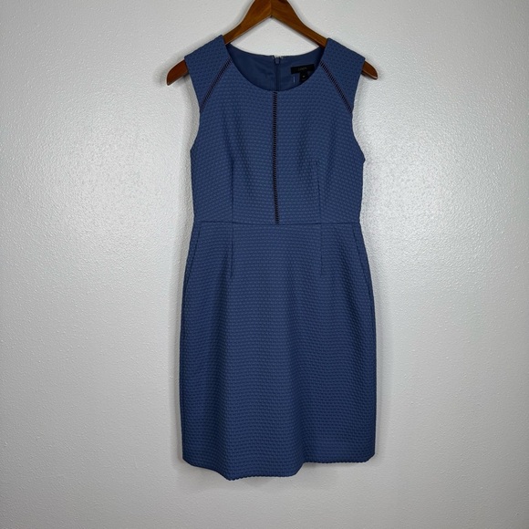 J. Crew NWT Portfolio Dress in Blue Size 8 Petite - Picture 1 of 5